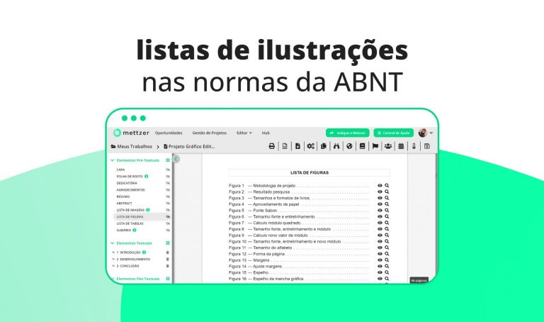 Lista De Ilustrações Como Fazer Nas Normas Da Abnt 7507